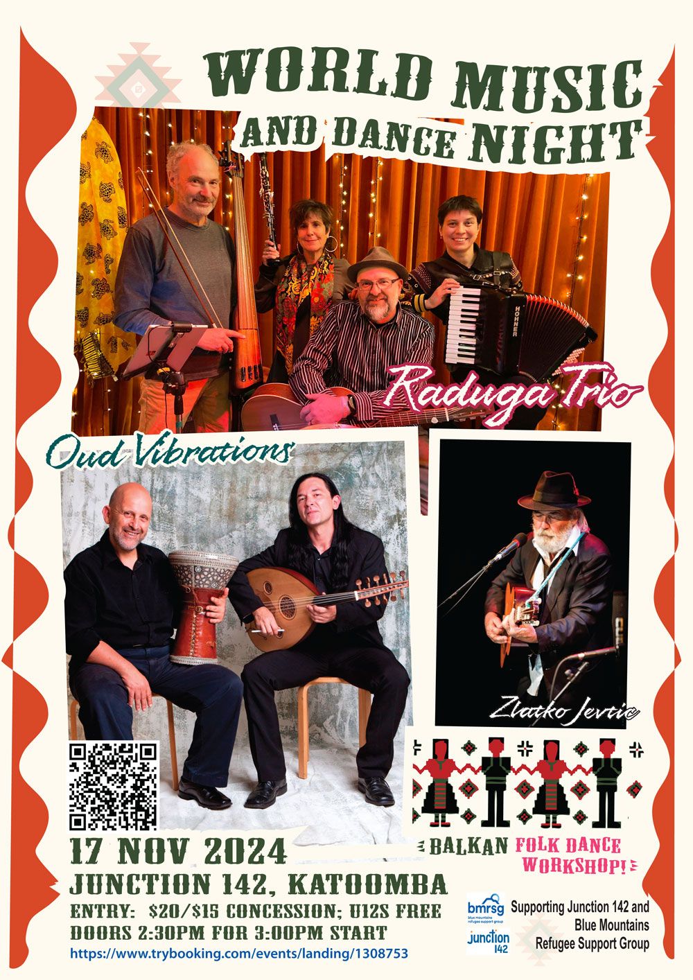 World Music and Dance Night with Raduga Trio, Oud Vibrations and Special Guests!