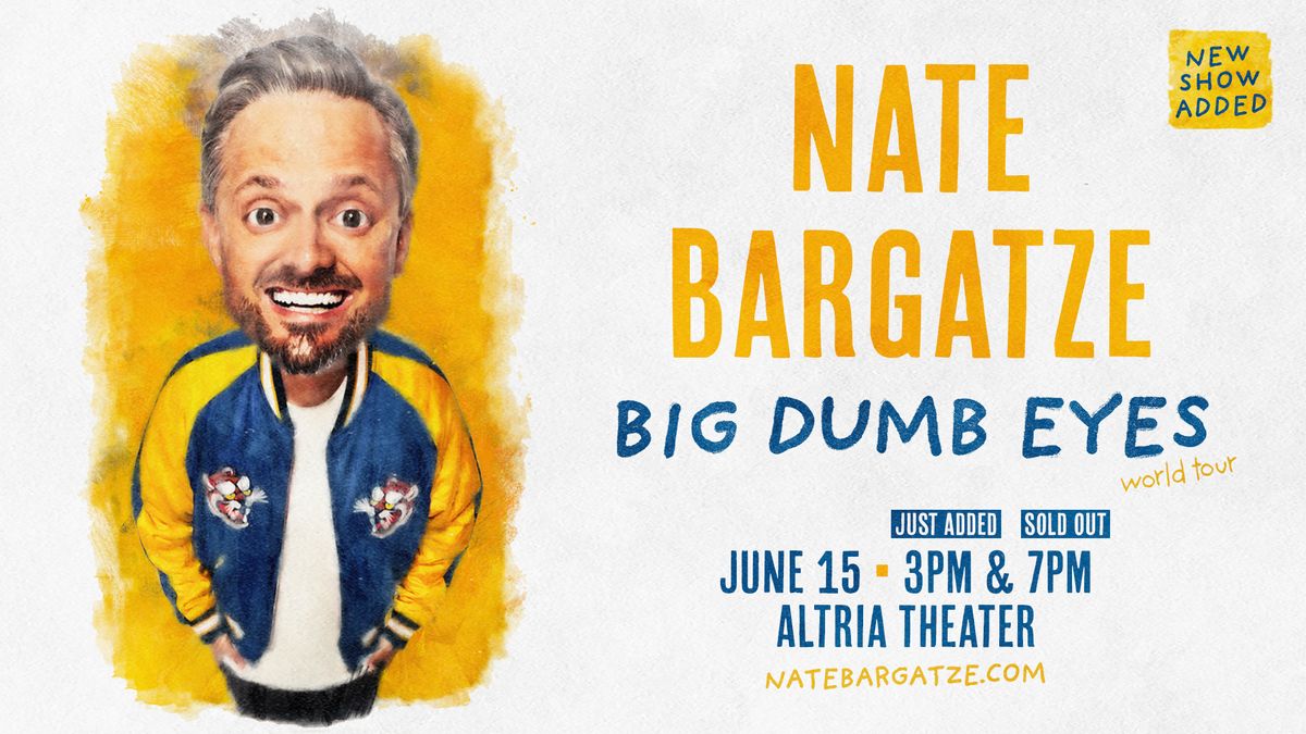 Nate Bargatze Big Dumb Eyes World Tour