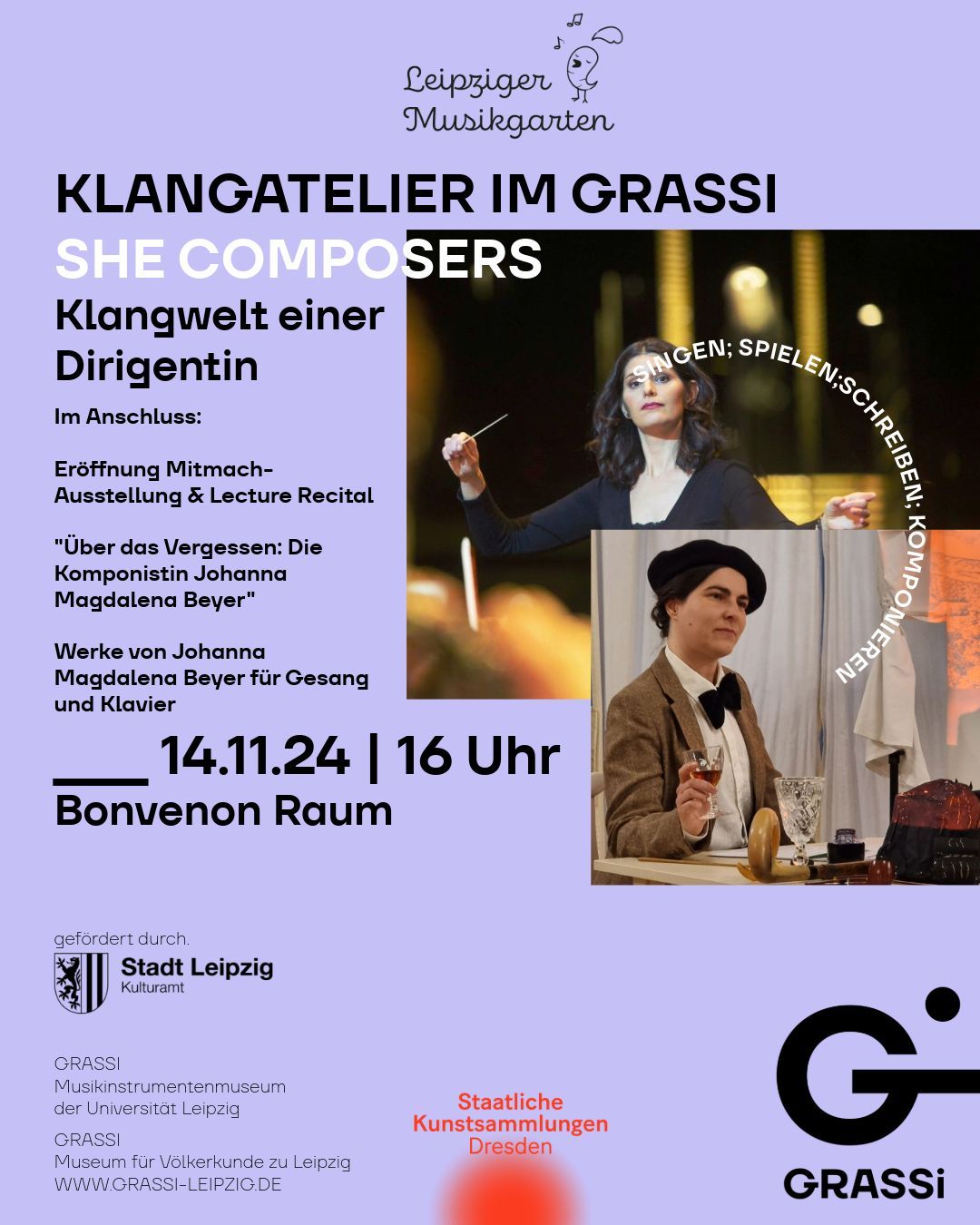 Johanna Magdalena Beyer | Er\u00f6ffnung Mitmach-Ausstellung & Lecture Recital