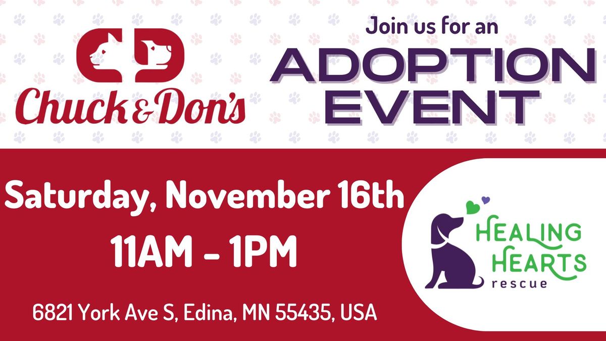 Adoption Event at Chuck & Don's in Edina