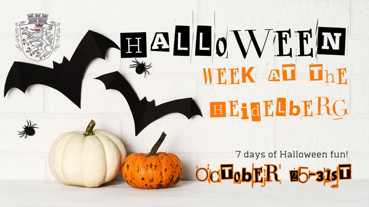 HALLOWEEN Week at the BERG - Days of Halloween