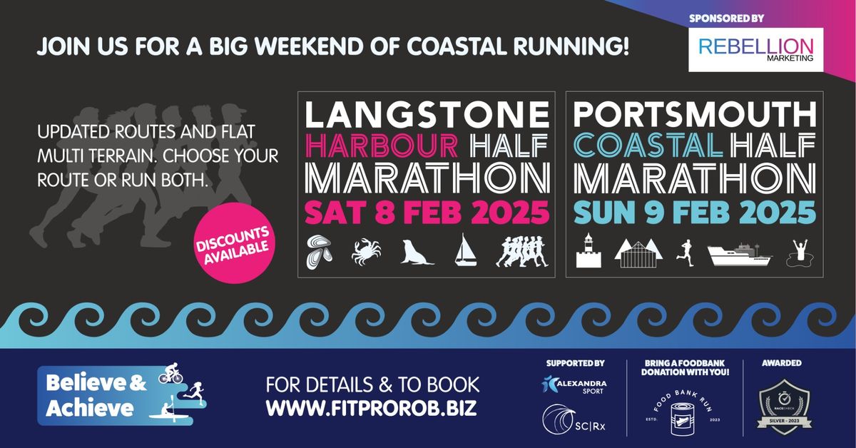 Portsmouth\/Langstone Half Marathons + Big Weekender 2025