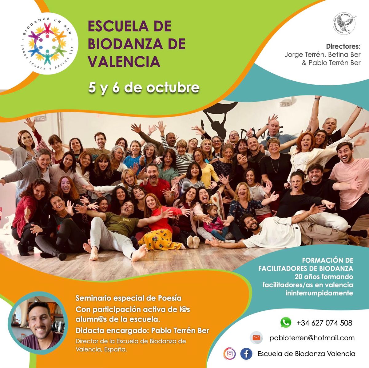 Seminario especial de Poes\u00eda, Escuela de Biodanza de Valencia