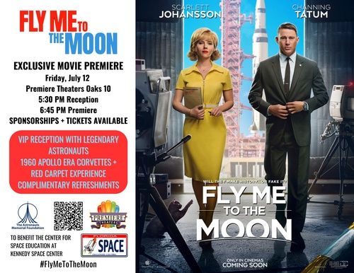 Fly me to the Moon Premiere - Kennedy Space Center