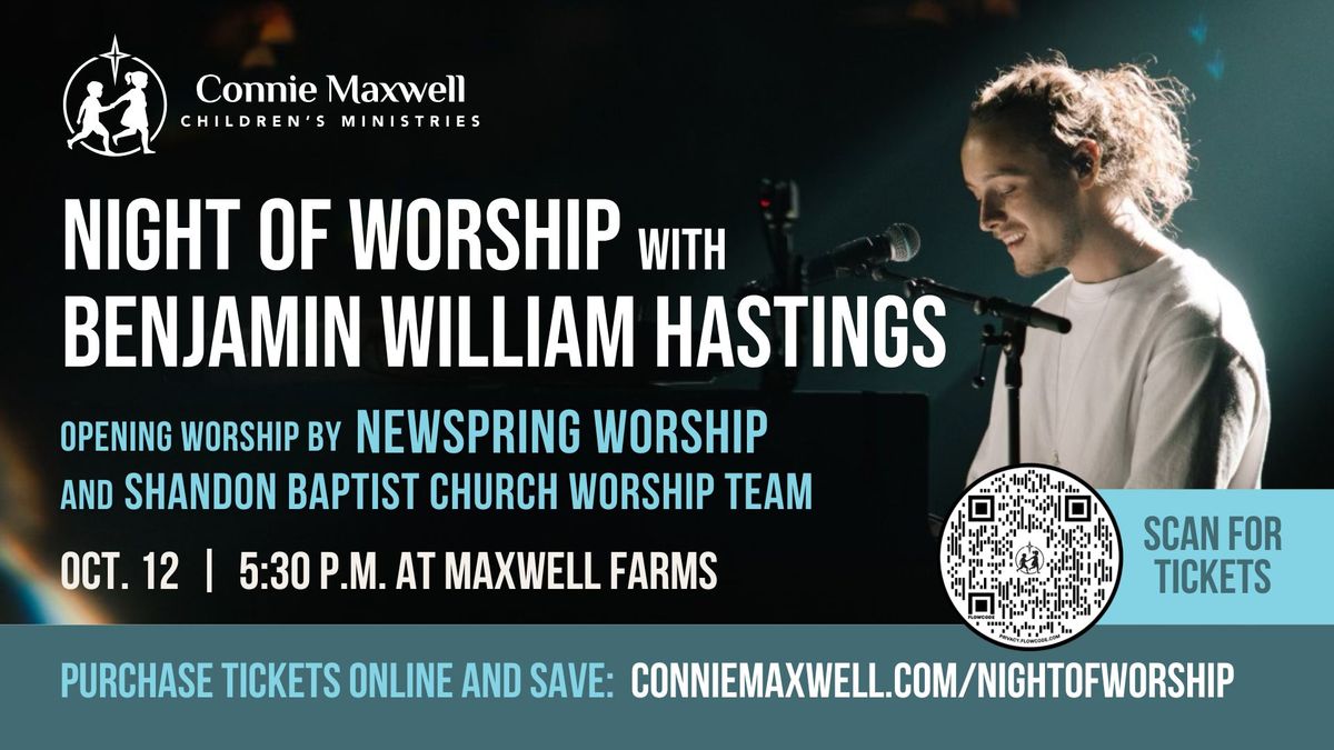 Night of Worship with Benjamin William Hastings