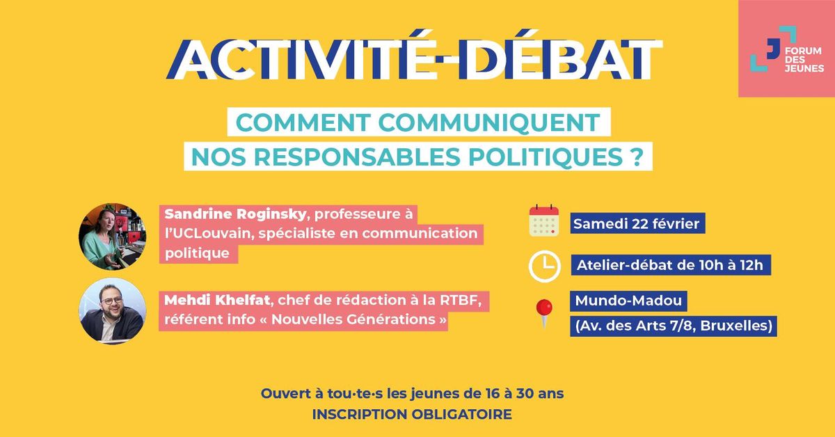 Comment communiquent nos responsables politiques ? | Activit\u00e9-d\u00e9bat