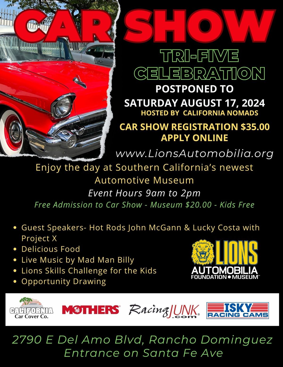 Lions Automobilia Foundation - Tri Five Celebration Car Show