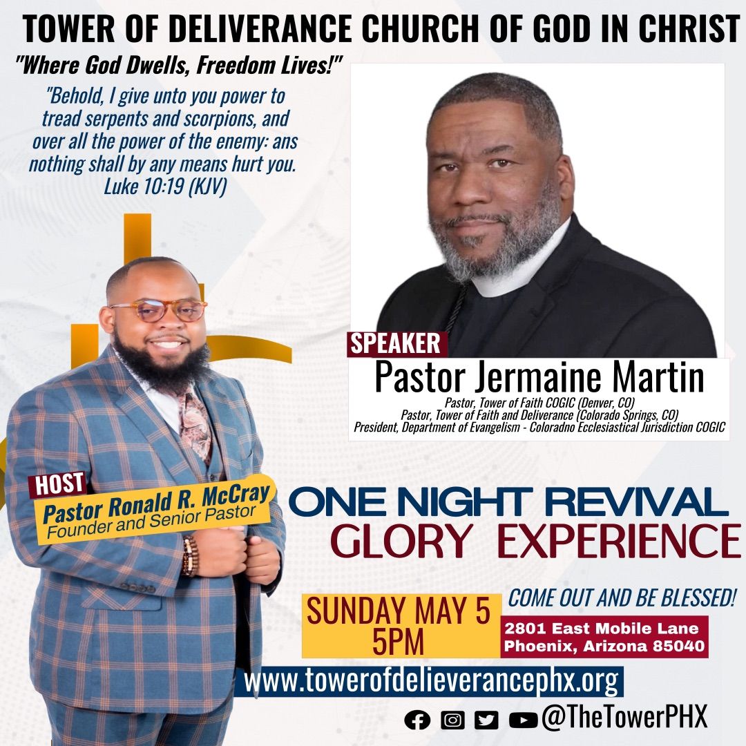 Tower of Deliverance Church Present: One Night Revival  