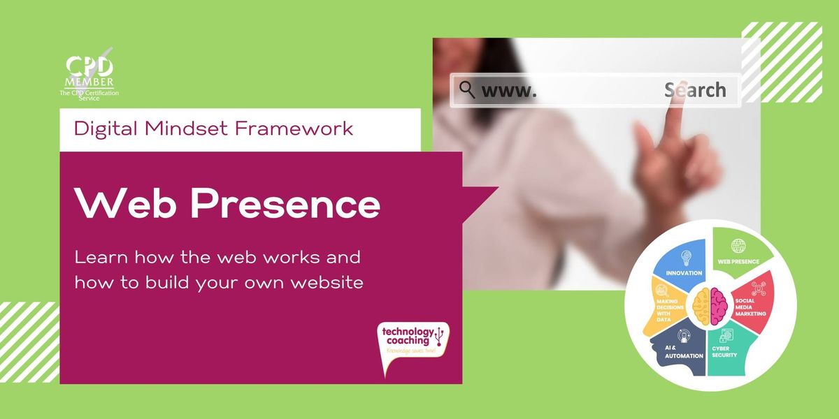 Web Presence - Learn how the web works and how to build your own website