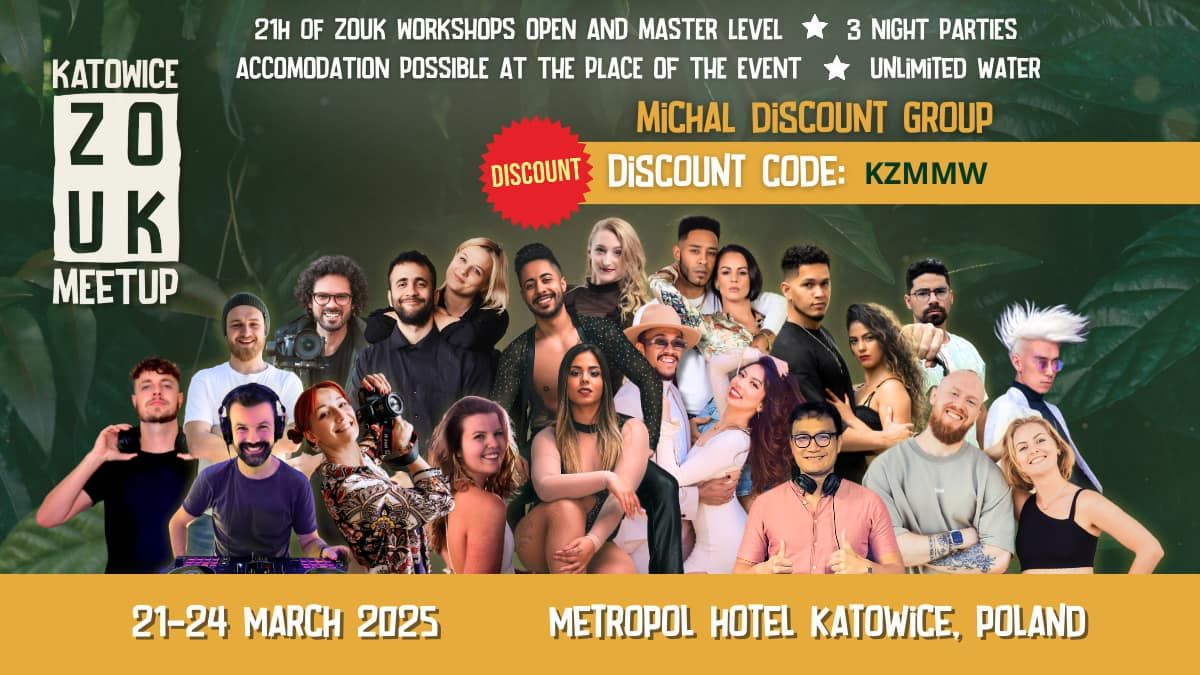 KZM 2025 21-24 March - Katowice Zouk Meetup Discount Group