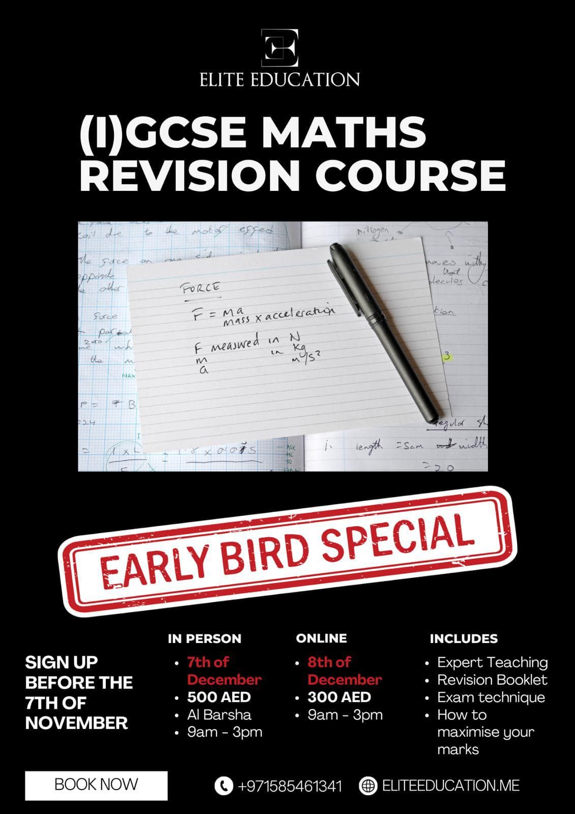 IGCSE Maths Revision Course