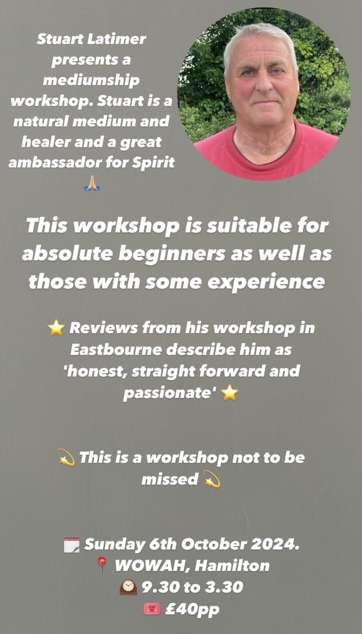 Stuart Latimer Mediumship Workshop