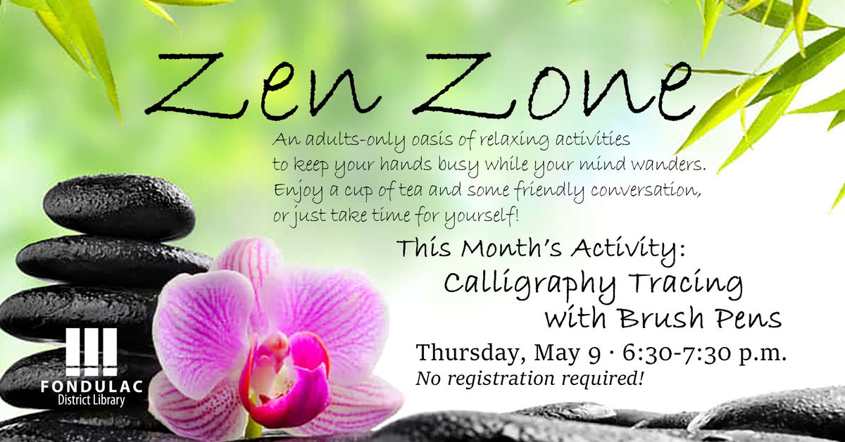 Zen Zone: Calligraphy Tracing