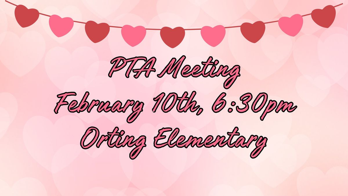 February General Meeting