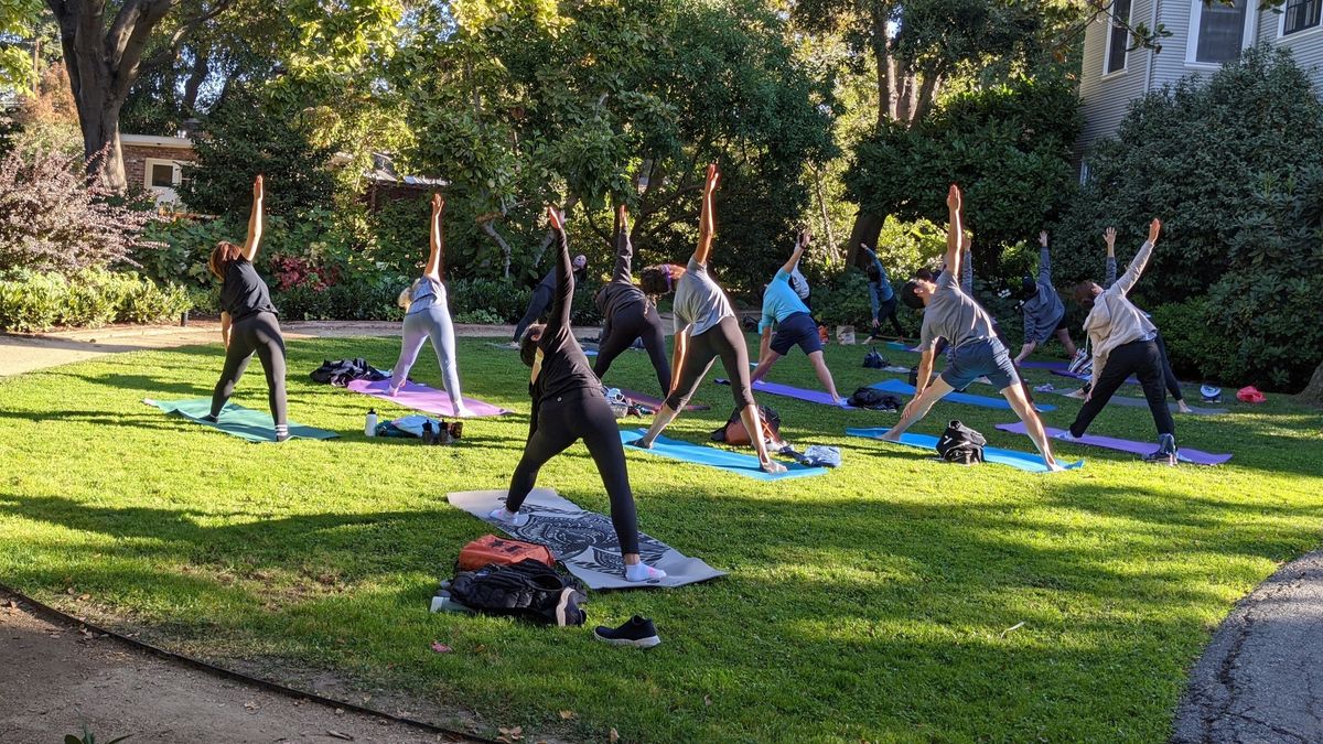 Yoga In The Garden