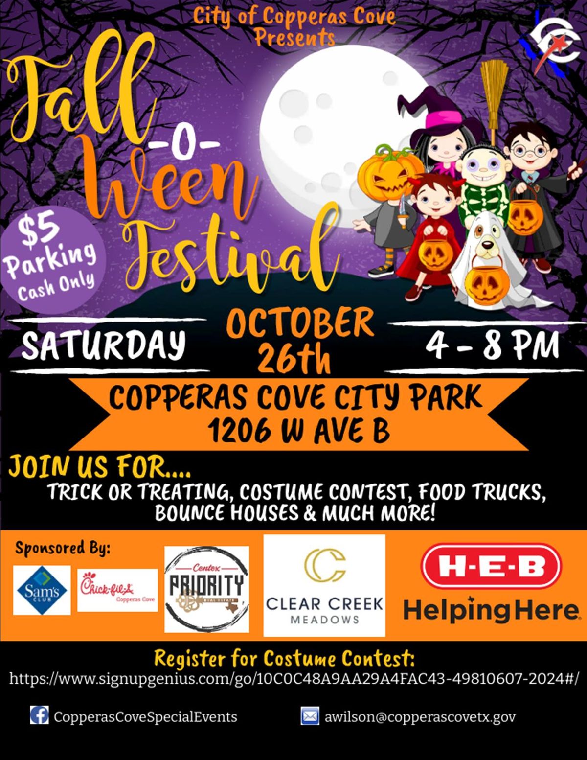 2024 Copperas Cove Fall-O-Ween Festival