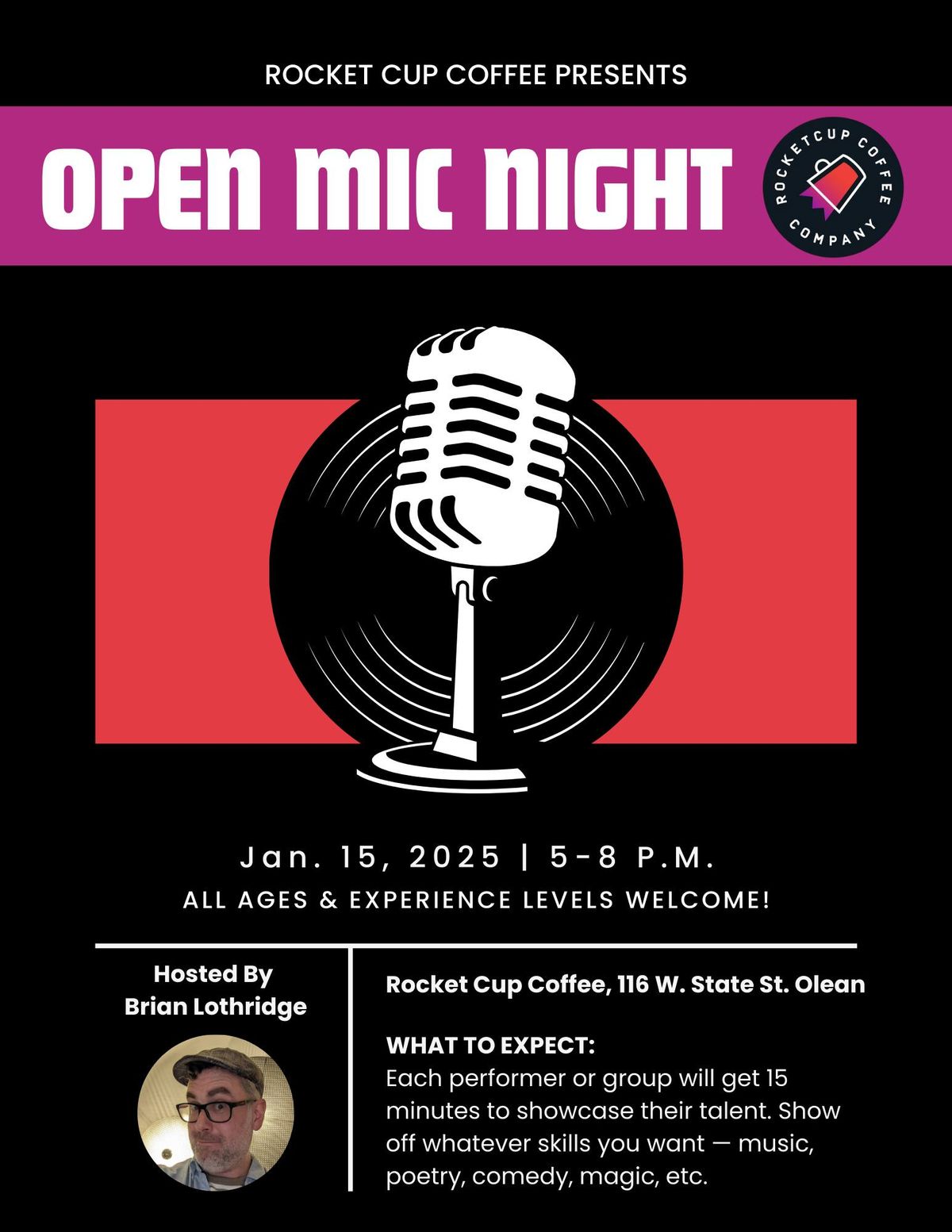 Open mic night!