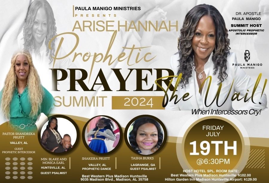 Arise Hannah Prophetic Prayer Summit \u201824 