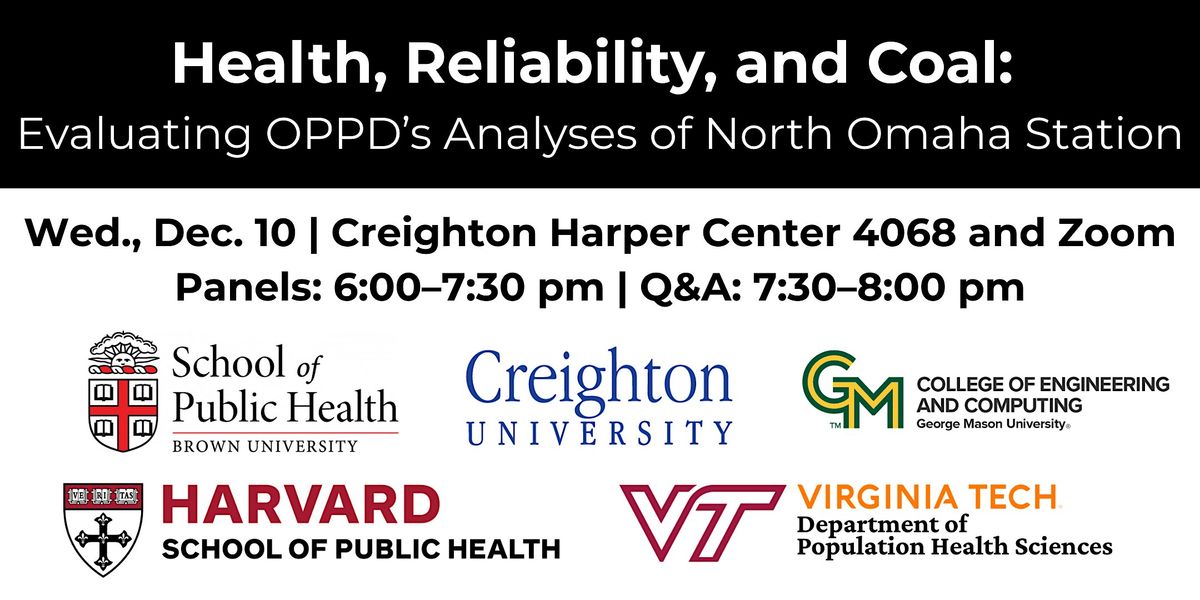 Health, Reliability, and Coal: Evaluating OPPD's Analyses of North Omaha