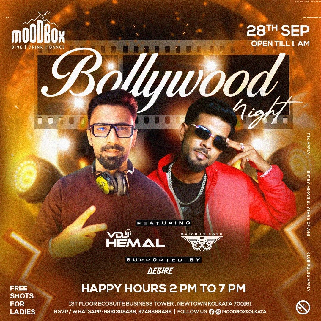 BOLLYWOOD SATURDAY DJ BAICHUN BOSE X VDJ HEMAL