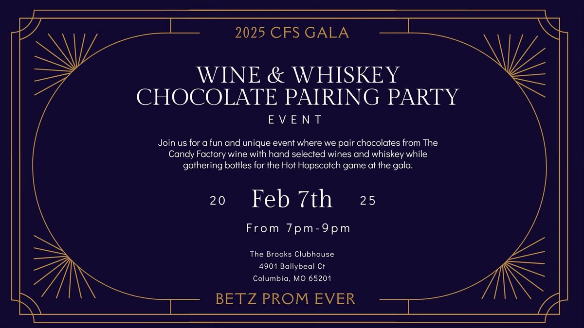 Wine & Whiskey Chocolate Pairing Party