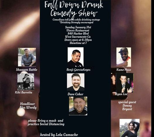 Fall down drunk comedy show