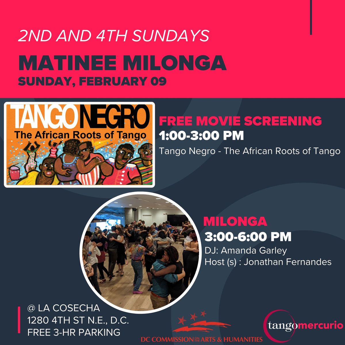 Free Movie Screening & Matinee Milonga - February 9