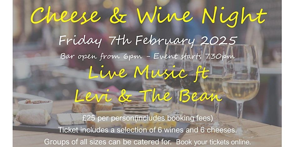 \ud83c\udf77 Wine and Cheese night \ud83e\uddc0 @ The Green, Wembdon