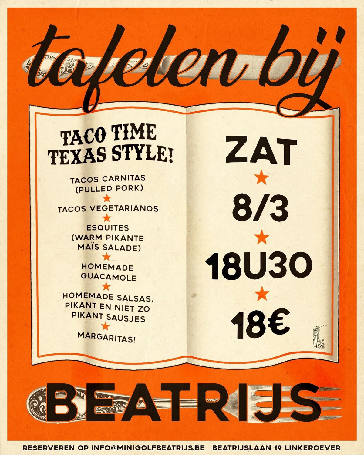 Tafelen bij Beatrijs: Taco time, Texas style