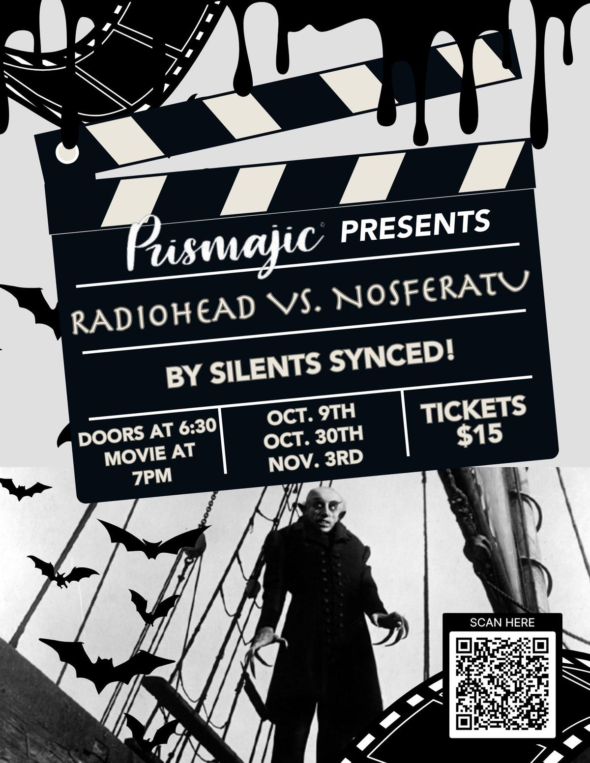 Silent Movie Night! Silents Synced - Nosferatu with Radiohead 