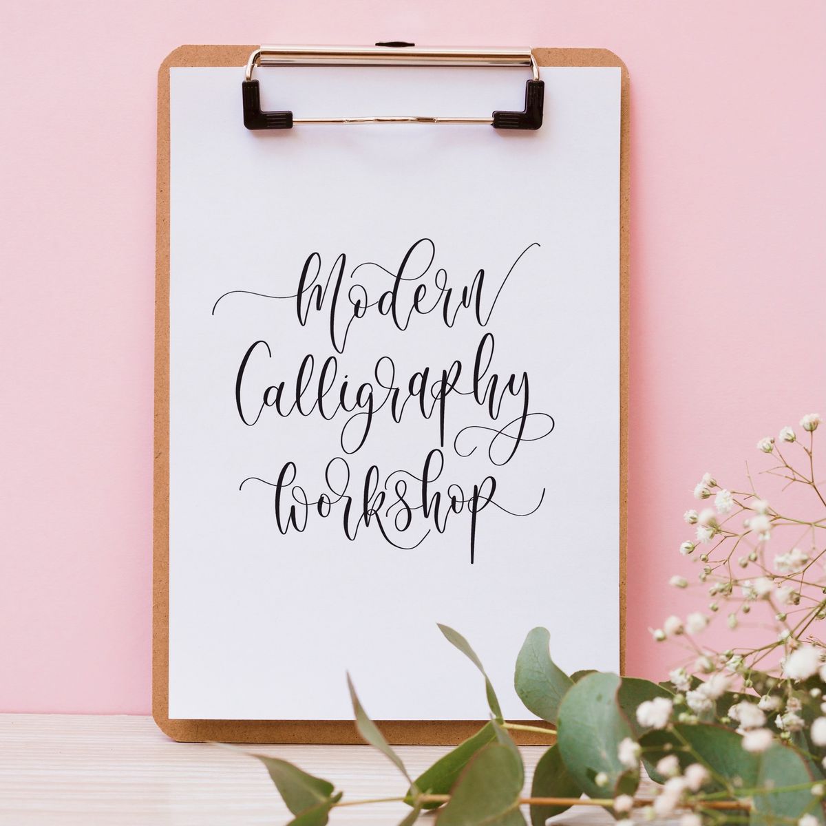 Dip Pen Modern Calligraphy Workshop for Beginners
