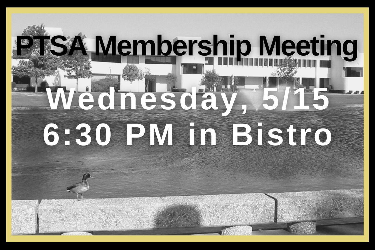May PTSA Membership Meeting