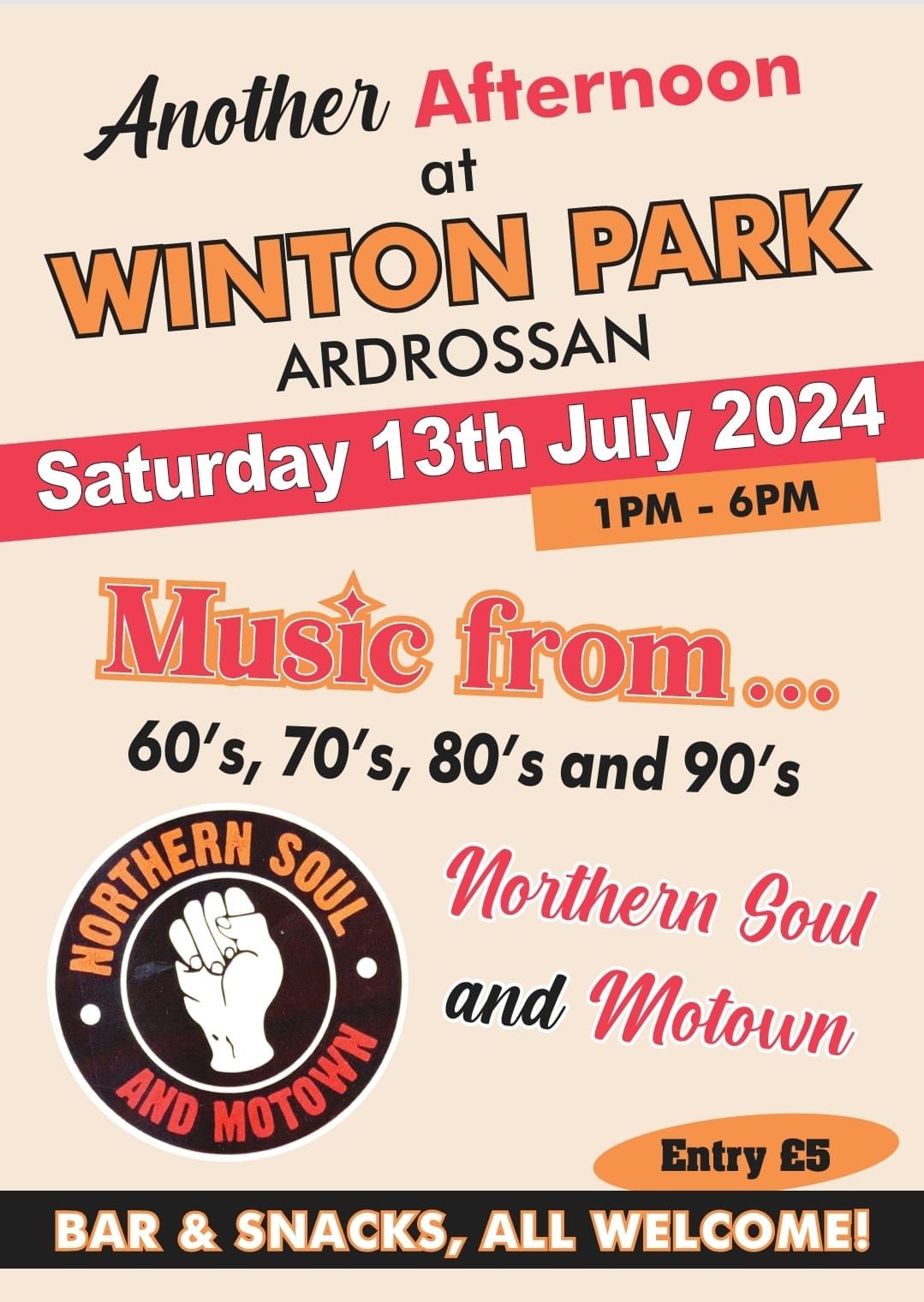 Northern Soul and Motown Afternoon