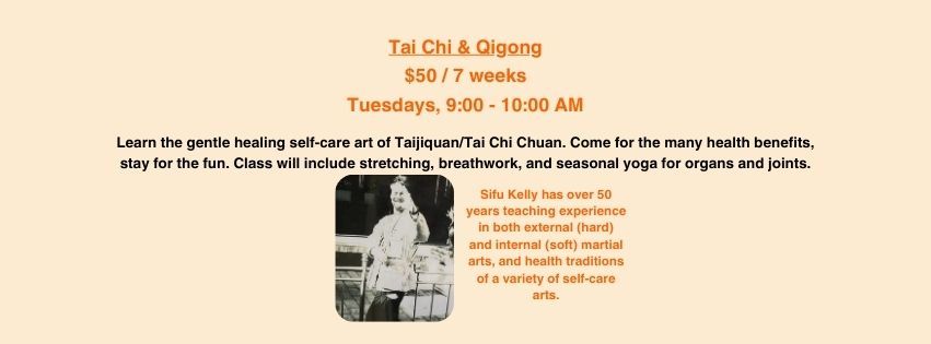 Tai Chi & Qigong - $50 \/ 7-Week Series