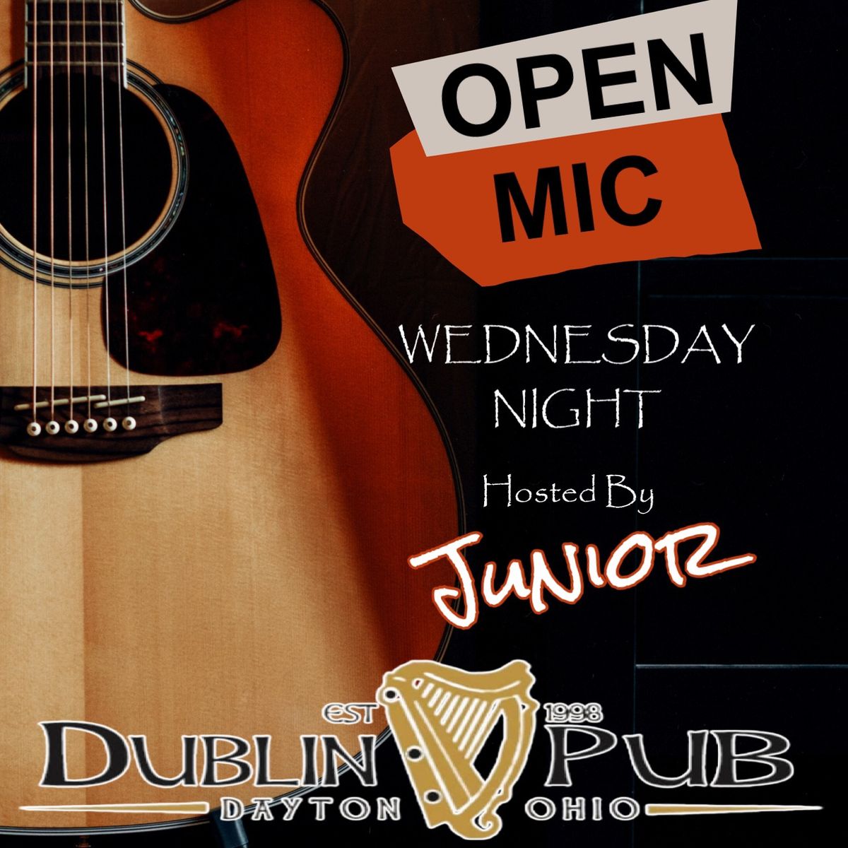 Wednesday Night Open Mic hosted by Junior