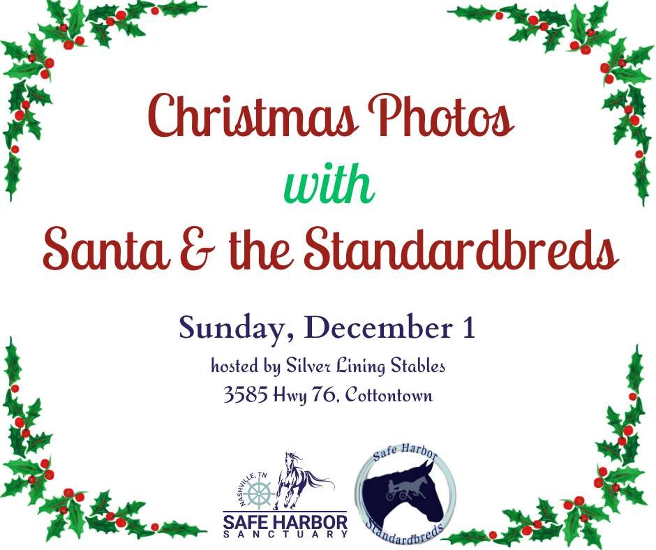 Christmas Photos with Santa & the Standardbreds