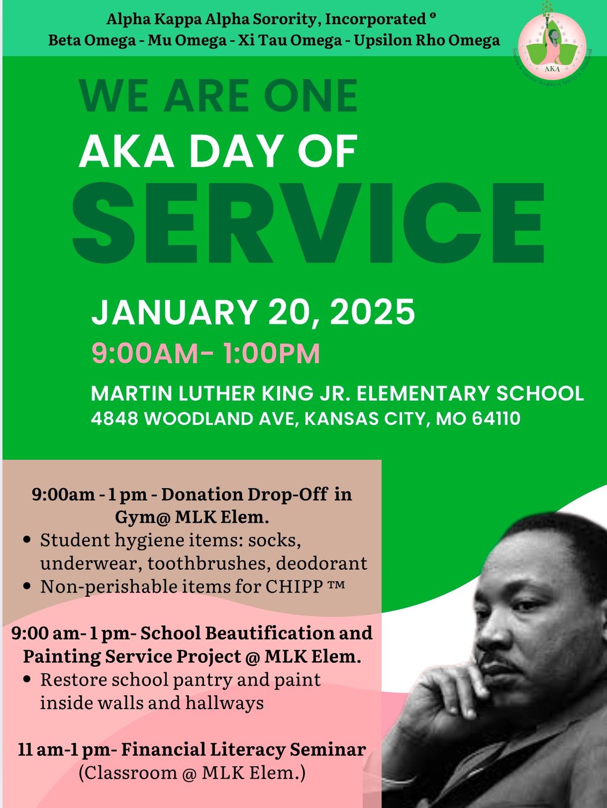 AKA Day of Service \u201cWe are One\u201d 