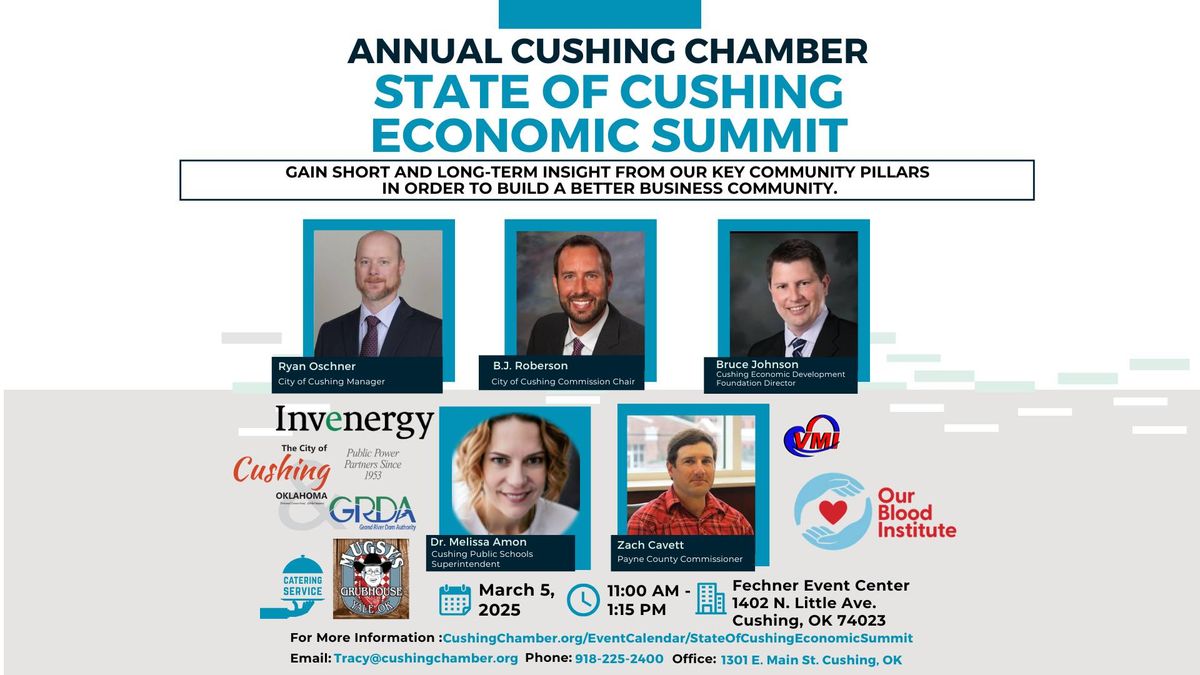 Cushing Chamber Annual State of Cushing Economic Summit 