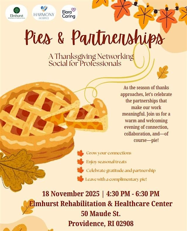 Pies & Partnerships: A Thanksgiving Networking Social for Professionals