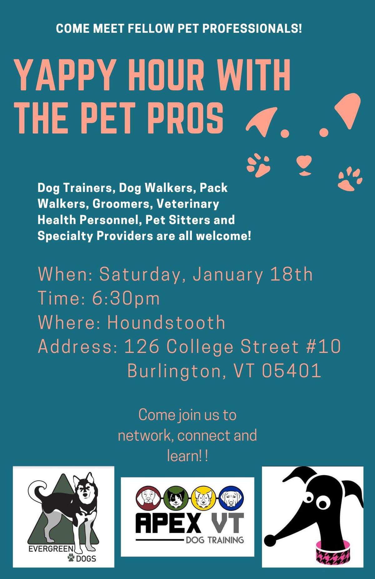 Yappy Hour: Pet Professional Networking