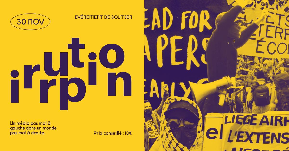 Ev\u00e9nement de soutien - Irruption