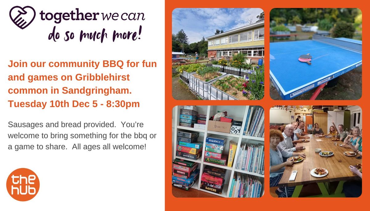 Together We Can: BBQ and games at Gribblehirst Hub