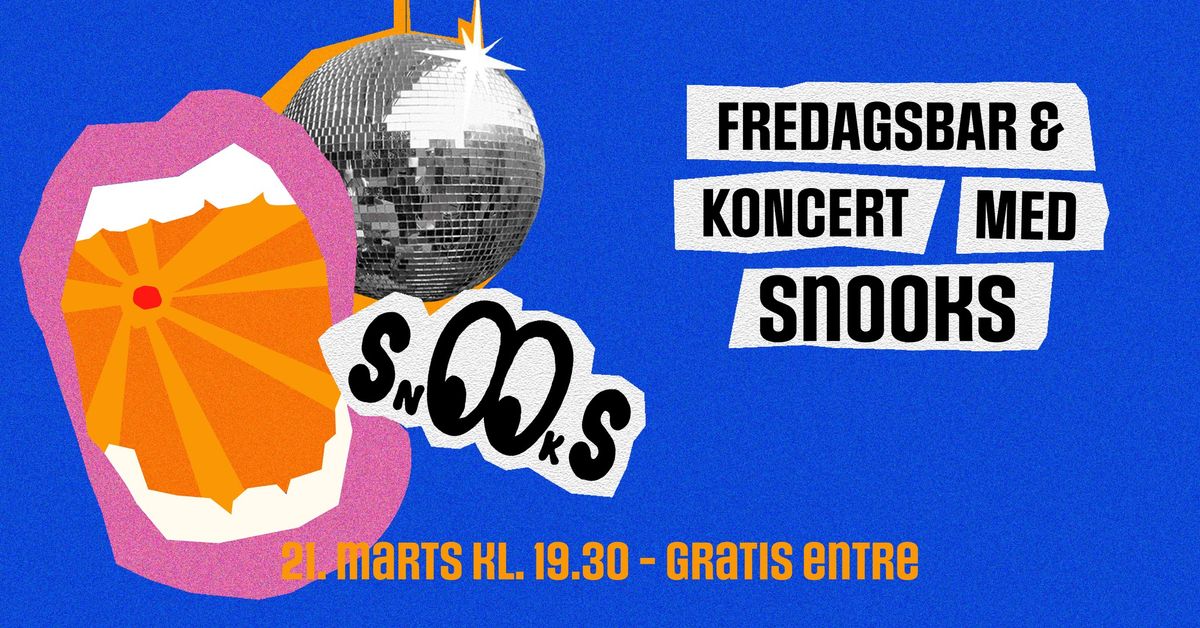 Fredagsbar-koncert m. Snooks 