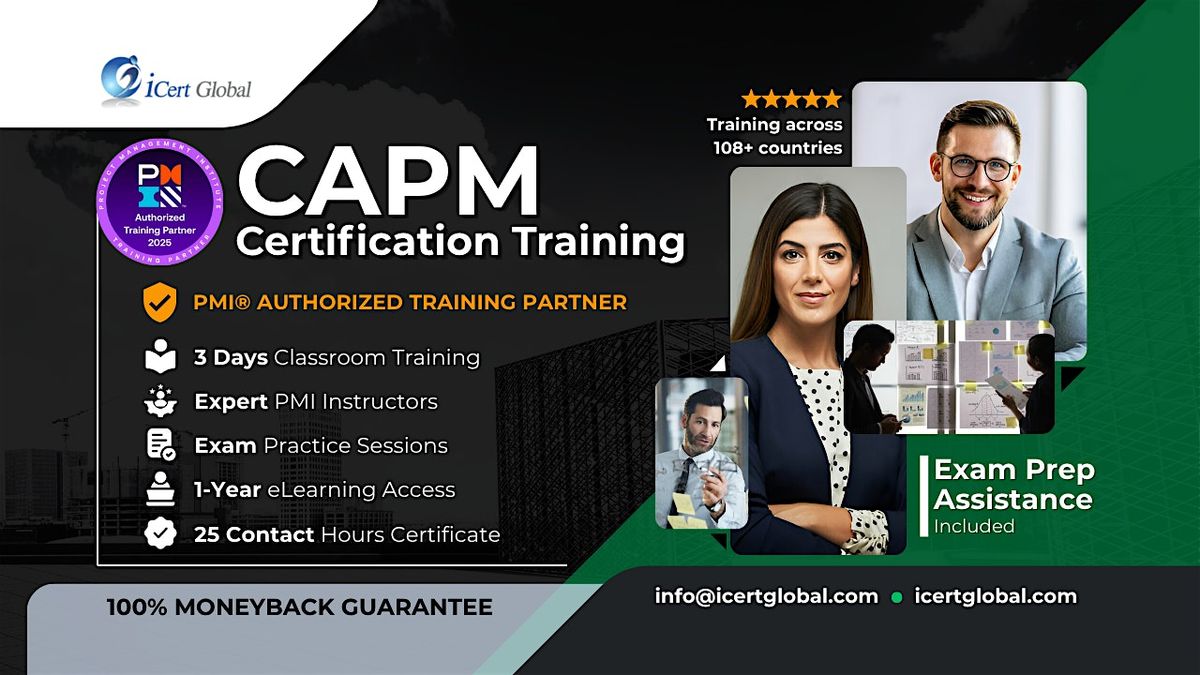 CAPM Certification In-Person Training in Cypress, CA