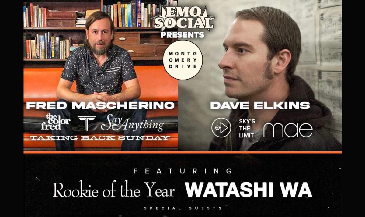 Fred Mascherino and Dave Elkins w\/ Rookie Of The Year, Watashi WA, Hollyglen, & KNIVES at Will's Pub