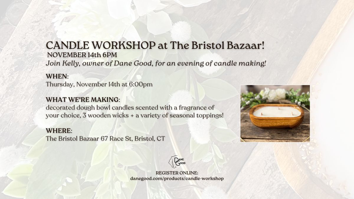 CANDLE WORKSHOP AT THE BRISTOL BAZAAR 11\/14