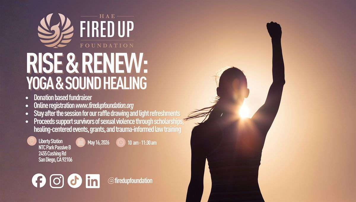 Rise & Renew: Yoga and Sound Healing Fundraiser