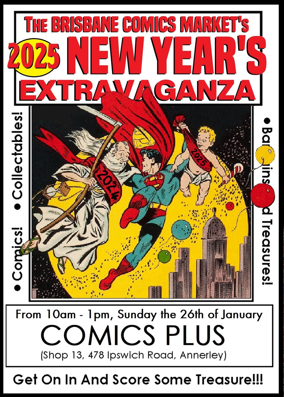 Brisbane Comics Market January 2025