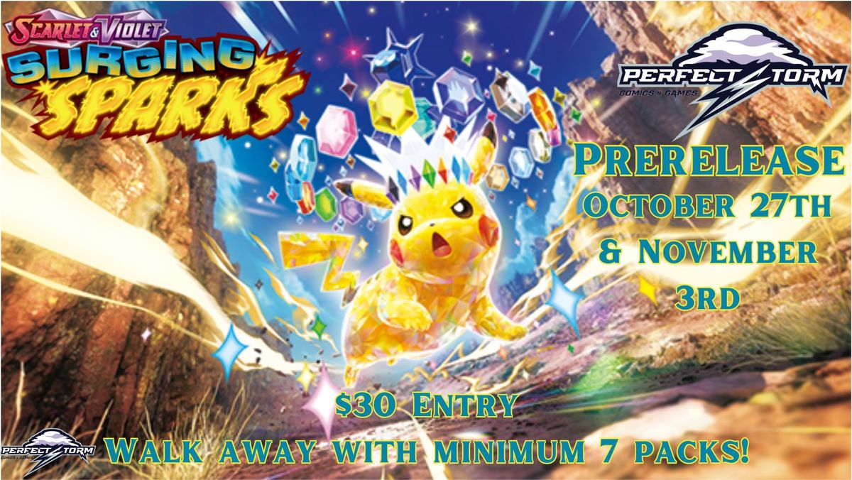 Pokemon Surging Sparks Prerelease Redux