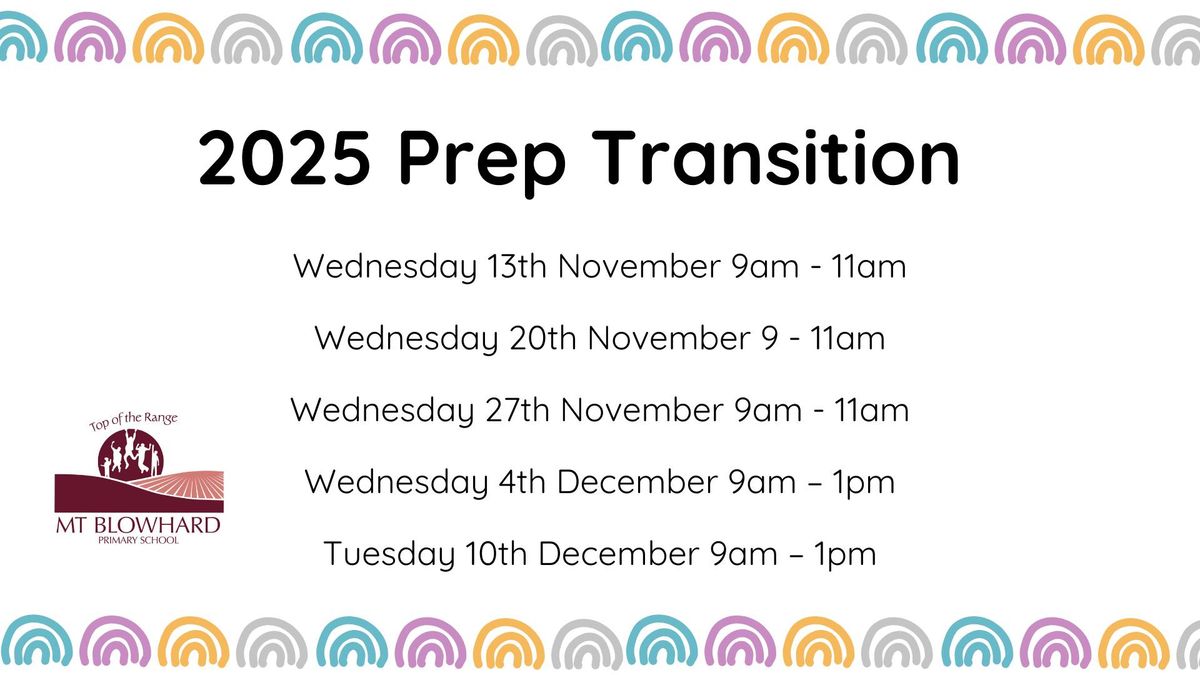 MBPS 2025 Prep Transition